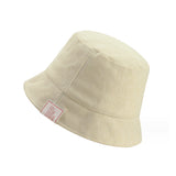 Cotton Bucket Hat Unisex Outdoor Fishing Cap Packable Travel Beach Sun Hat YZB0203