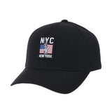 Baseball Cap New York City US Flag Patch Simple Plain Ball Cap For Men Women Hat