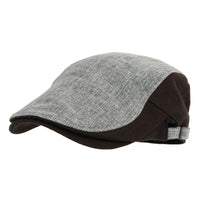 Two Tone Block Summer Newsboy Hat Flat Cap AC3046