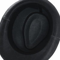 Fedora Hat Vintage Weathered Faux Leather Hat AC6387
