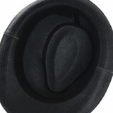 Fedora Hat Vintage Weathered Faux Leather Hat AC6387