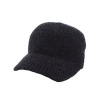 Women Winter Knit Visor Beanie Hat Watch Skull Cap ACQ1381