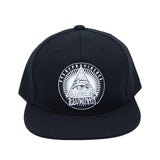 Illuminati Patch Snapback Hat Flat Brim Baseball Cap AL21307