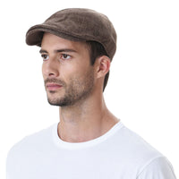 Flat Cap Summer Cool Ivy Style Neutral Color Newsboy Hat AM3998