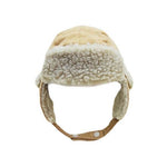 Cotton Toddler Kids Winter Earflap Cap Corduroy Beanie Shearling Trapper Hat