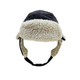 Cotton Toddler Kids Winter Earflap Cap Corduroy Beanie Shearling Trapper Hat CCJ1477