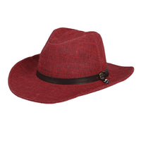 Linen Mesh Western Cowboy Hat Sun Hat Breathable CDC1208