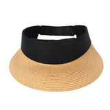 Summer Sun Visor Anti UV Sunscreen Straw Beach Hat CRV1053