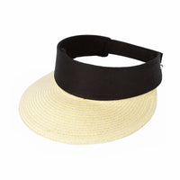 Summer Sun Visor Anti UV Sunscreen Straw Beach Hat CRV1053