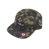 Camouflage Military Street Cap Cotton Camp Cap Lightweight 5 Panel Flat Bill Trail Hat CT21448