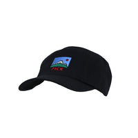 Cotton Camp Cap Lightweight 5 Panel Flat Bill Trail Hat Curved Brim