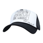 Mesh Baseball Cap Graffiti Art Print Adjustable Trucker Hat