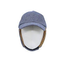 Winter Tweed Baseball Cap Earflap Visor Knit Hunting Hat CTT1490