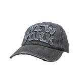 Baseball Cap Washed Distressed Trucker Hat New York DW1516