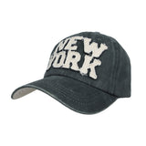 Baseball Cap Washed Distressed Trucker Hat New York DW1516