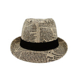 Cotton Fedora Hat Cool Structured Gangster Trilby Band DW61204