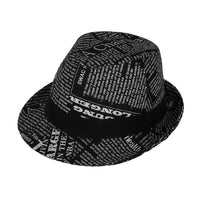 Cotton Fedora Hat Cool Structured Gangster Trilby Band DW61204