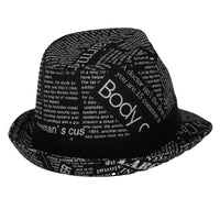 Cotton Fedora Hat Cool Structured Gangster Trilby Band DW61204