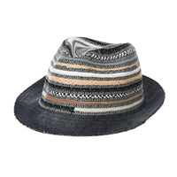 Fedora Hat Summer Cool Aztec Pattern Paperstraw Trilby For Men