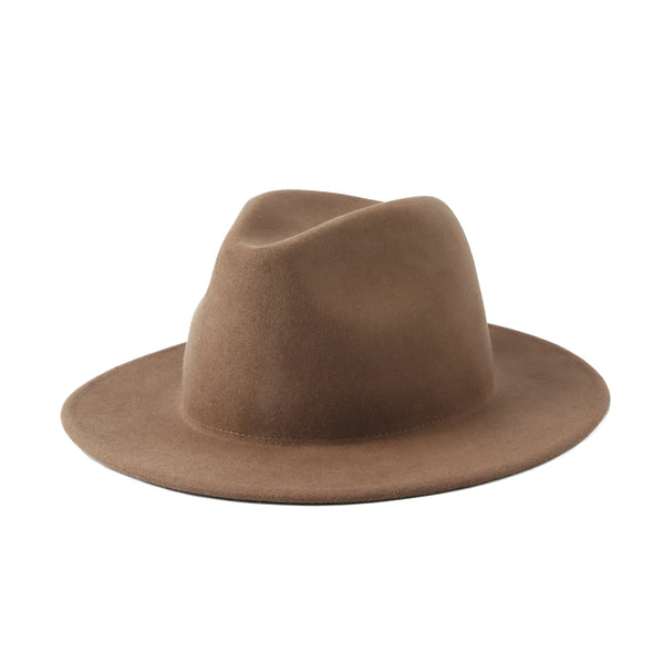 Wool Felt Fedora Classic Panama Hat Wide Brim Cap