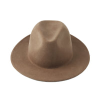 Wool Felt Fedora Classic Panama Hat Wide Brim Cap GN61298