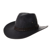 Indiana Jones Hat Weathered Faux Leather Outback Hat GN8749