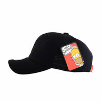 The Simpsons Baseball Cap Crossed Bart Simpson Embroidery Adult Comic Cartoon Simple Ballcap Hat HL1867