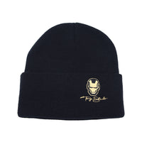 Superhero Beanie Hat Hero Embroidery Warm Skull Cap