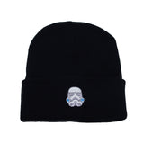 Starwars Beanie Hat Storm Trooper Embroidery Skull Cap