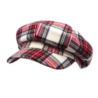 Newsboy Beret Hat Tartan Check Cool Cotton Golf Cap HM31178