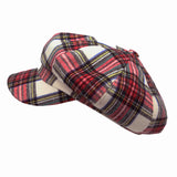 Newsboy Beret Hat Tartan Check Cool Cotton Golf Cap HM31178