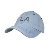 Denim Baseball Cap NY Beads Embroidery Cotton Casual Dad Hat JD11398