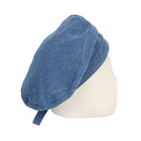 Beret Hat Denim Cotton British Style Strap Adjustable JDF1177