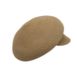 Summer Straw Newsboy Hat Beret Cap Bakerboy Visor Meshed Hat JDG1417