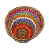 Summer Colorful Paper Straw Sun Bowler Beach Cap Foldable Deep Bucket Hat JDH1396