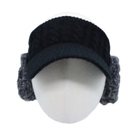 Winter Warm Acrylic Visor Earflap Hat Windproof Cap JDV1300