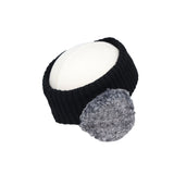 Winter Ear Warmer Sun Visor Ribbed Knitted Hat Headband Earflap Cap JDY1486