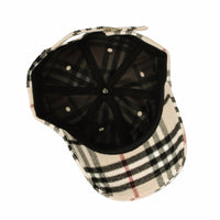 Baseball Cap Tartan Plaid Check Winter Cotton Hat KR11087