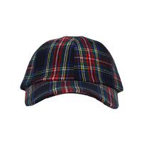 Baseball Cap Tartan Plaid Check Winter Cotton Hat KR11087