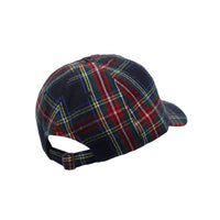 Baseball Cap Tartan Plaid Check Winter Cotton Hat KR11087