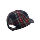 Baseball Cap Tartan Plaid Check Winter Cotton Hat KR11087