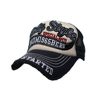 Vintage Baseball Cap Meshed Distressed Trucker Hat