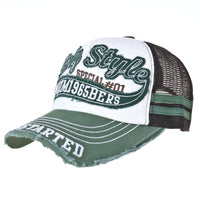 Vintage Baseball Cap Meshed Distressed Trucker Hat