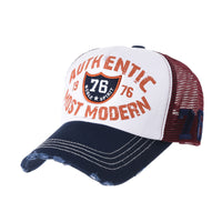 Vintage Baseball Cap Meshed Distressed Trucker Hat KR1627