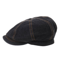 Denim Cotton Newsboy Hat Baker Boy Beret Flat Cap KR3613