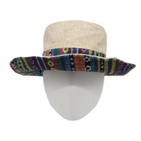 Mens Wide Brim Boonie Bush Hat Aztec Pattern Outdoor Fishing Bucket Hat KR81416