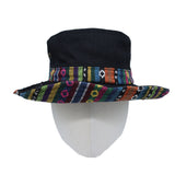 Mens Wide Brim Boonie Bush Hat Aztec Pattern Outdoor Fishing Bucket Hat KR81416