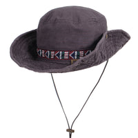 Boonie Bush Hat Aztec Pattern Wide Brim Side Snap