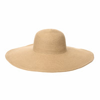 Wide Brim Floppy Summer Beach Sun Hat Paper Straw Tassel Dome For Women