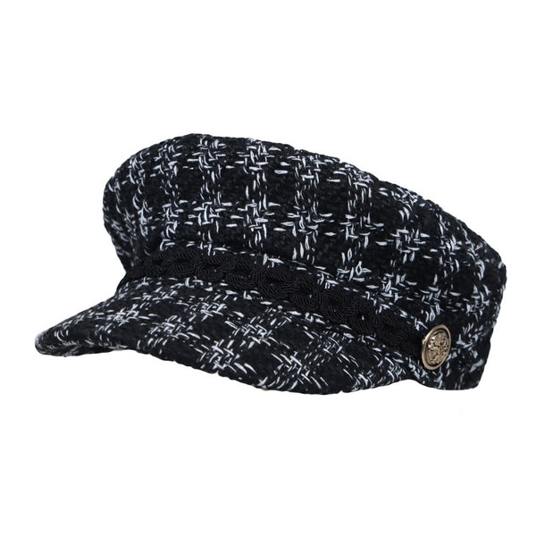 Womens Wool Baker Boy Hat Winter Newsboy Beret Cap